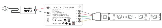 HX-D01X series wifi led controller product image
