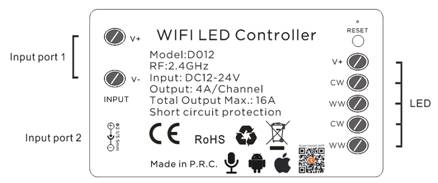 HX-D01X series wifi led controller product image