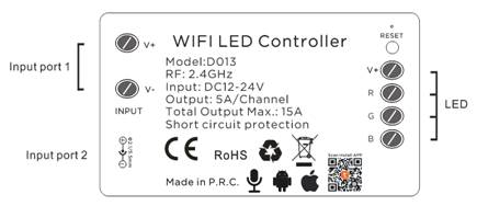 HX-D01X series wifi led controller product image