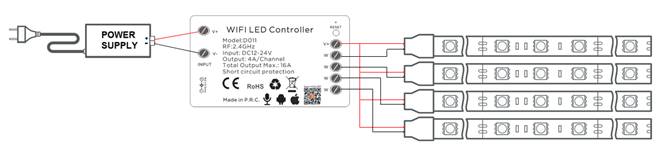 HX-D01X series wifi led controller product image