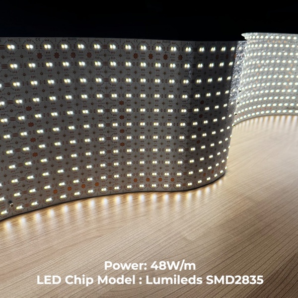 100-meter project-capable free-cut dual CCT LED light sheet detail image 8