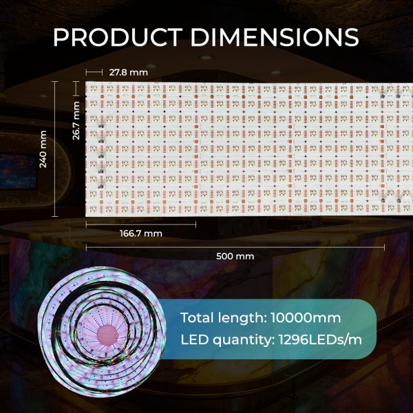 100M extra-long flexible RGBW LED light sheet detail image 6
