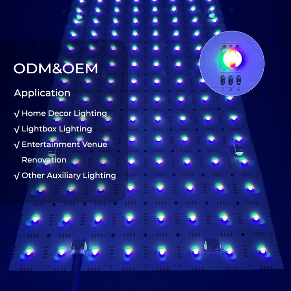 128LEDs RGB LED light sheet detail image 3