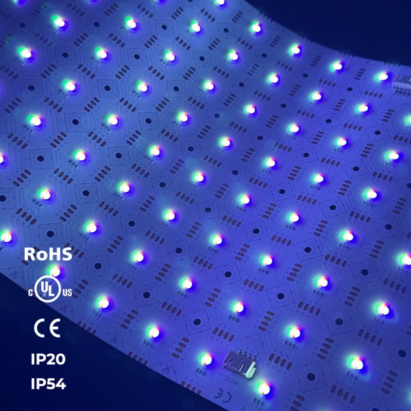 128LEDs RGB LED light sheet detail image 5