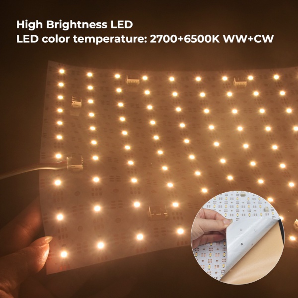 250x250mm (10 inch) CCT LED light sheet detail image 5