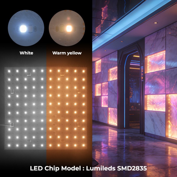 250x250mm (10 inch) CCT LED light sheet detail image 8