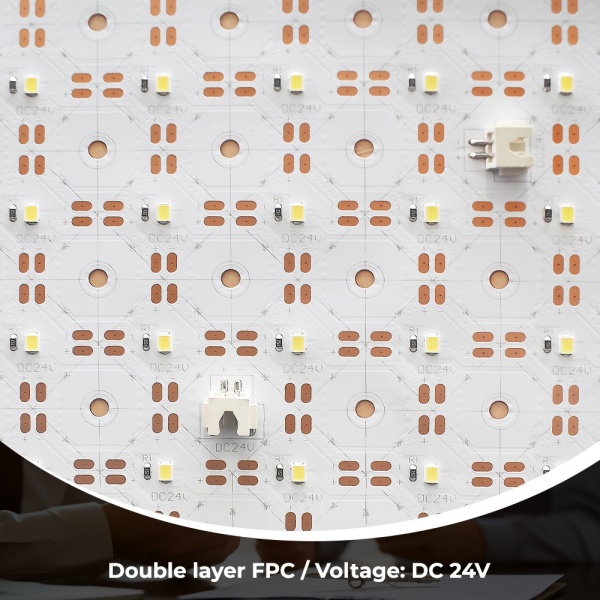 250x250mm (10 inch) single color LED light sheet detail image 2