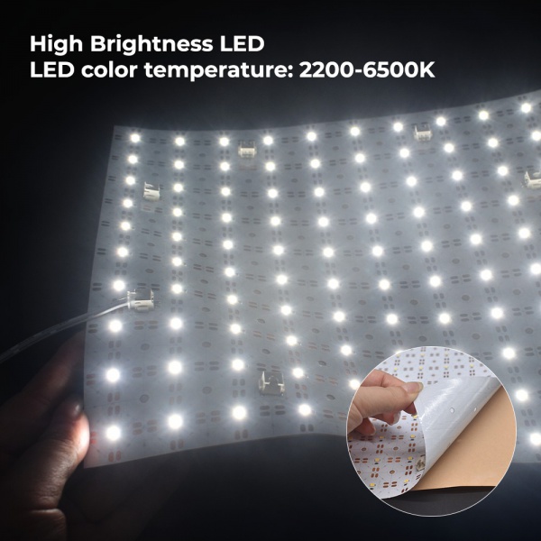 250x250mm (10 inch) single color LED light sheet detail image 5