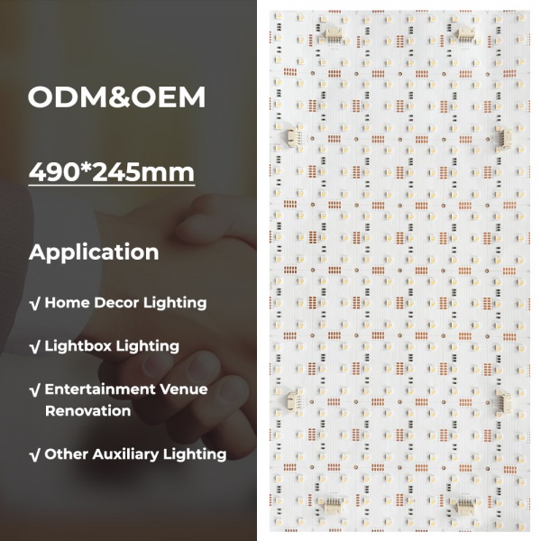288LEDs RGBW LED light sheet detail image 4