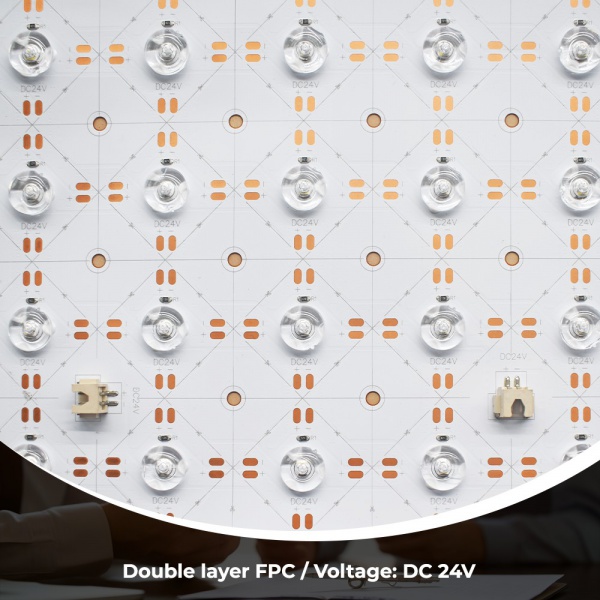 Lens LED light sheet detail image 2