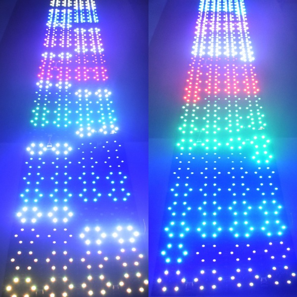 RGB addressable LED light sheet detail image 1