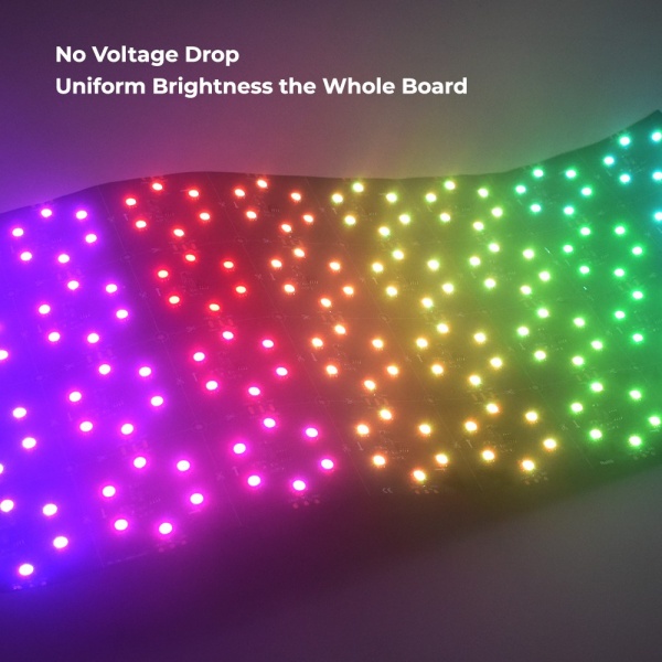 RGB addressable LED light sheet detail image 4