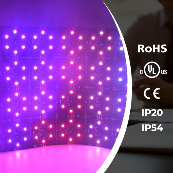 RGB addressable LED light sheet detail image 5