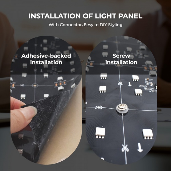 RGB addressable LED light sheet detail image 6