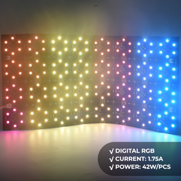 RGB addressable LED light sheet detail image 8