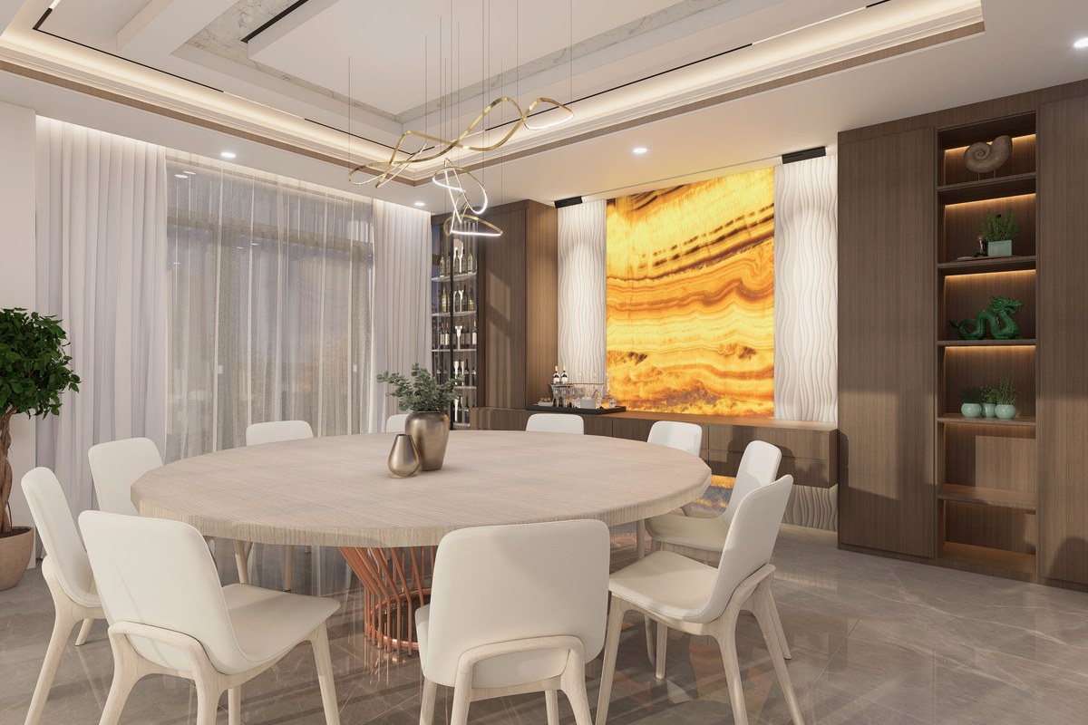 LED light sheet backlighting for premium translucent stone surfaces