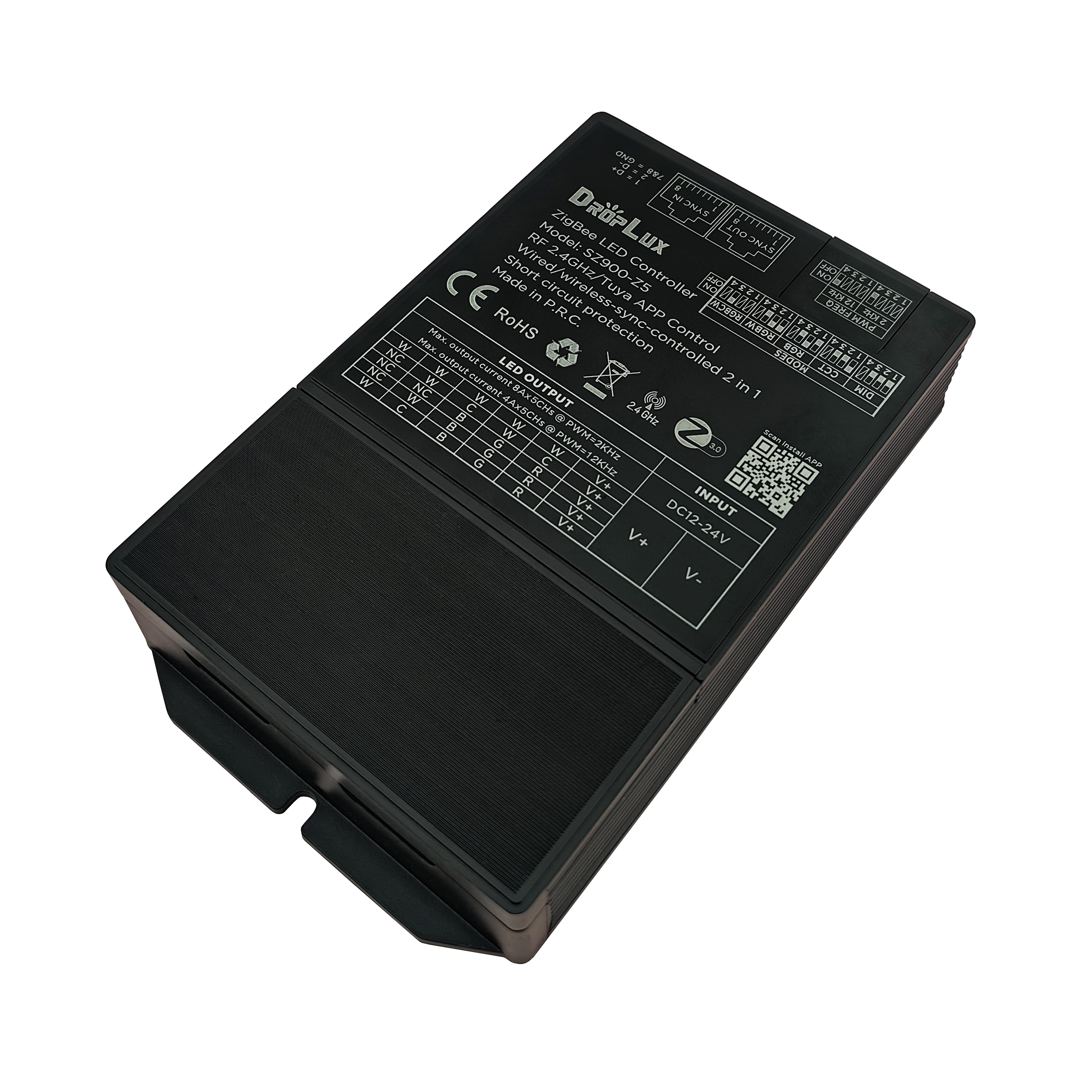 Zigbee / Tuya 5-in-1 Controller - ZigBee 2.4G for LED Light Sheet control system