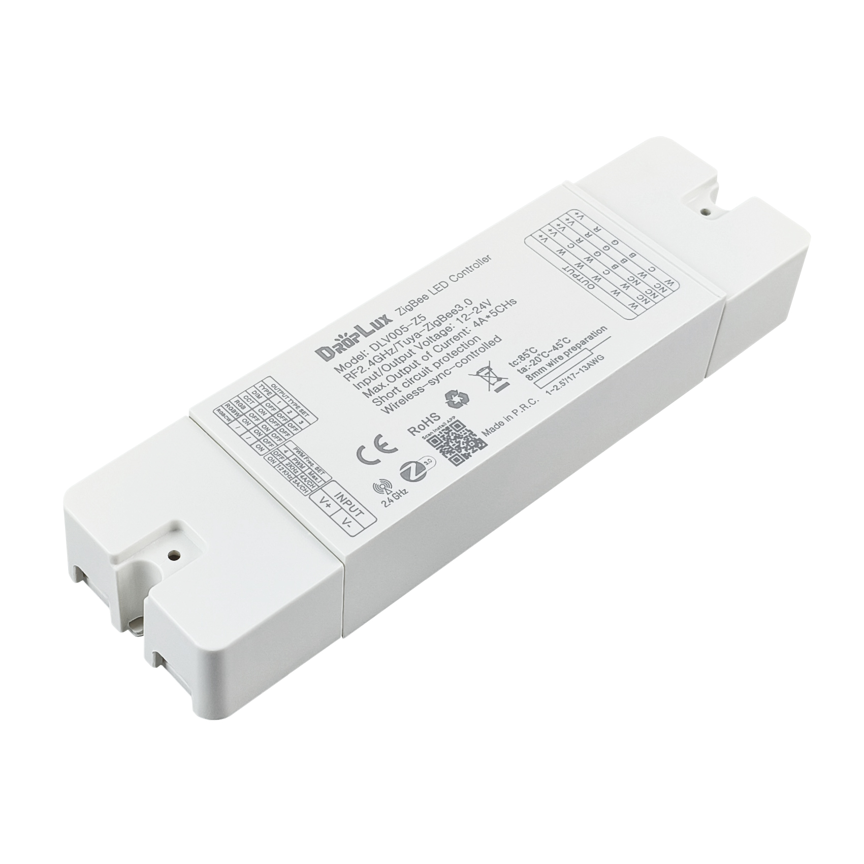 Zigbee / Tuya 5-in-1 Controller - ZigBee 2.4G for LED Light Sheet control system